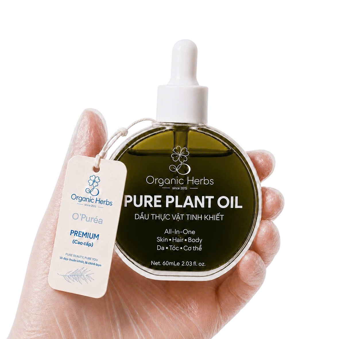 Organic Herbs® Dầu Cám Gạo | Rice Bran Oil